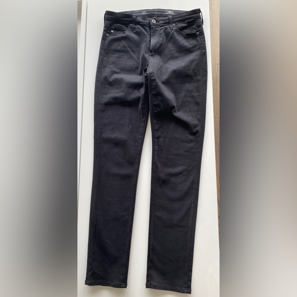 AGOLDE Pima Cigarette Leg Skinny Jean Pants Super Black Size 28R NEW - Picture 4 of 11